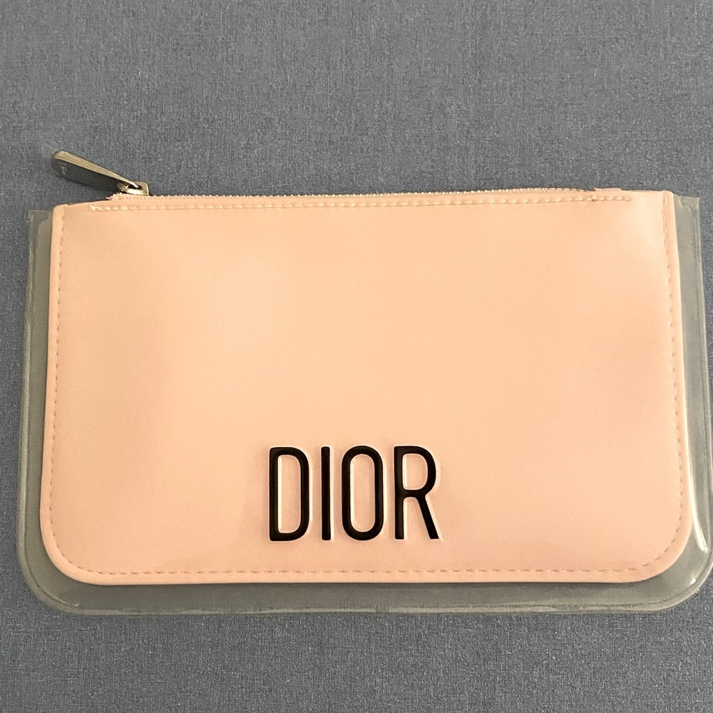 Dior makeup bag